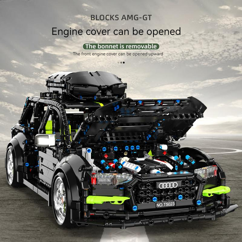 Taigaole T5023 Audi RS6 Building Sports Car Technology Bricks Model Vehicle build car model For Building Block toys