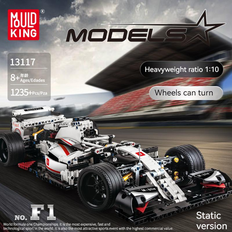 Mould King 13117 F1 Super Speed Technic Racing Car Building Blocks Sets Toys car model building brick For boys