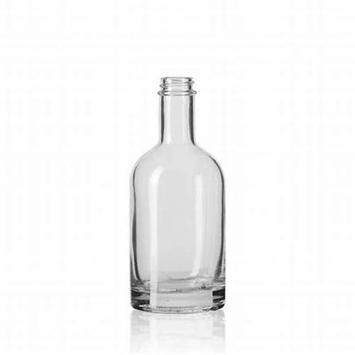 200ml 300ml 375ml Round Nocturne Nordic Spirit Alcohol Wine Vodka Whiskey Glass Liquor Bottles With Screw On Aluminium Lids