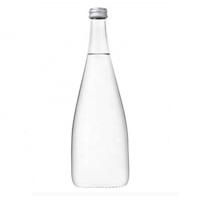 350ml 500ml 750ml High end soft drinks french evian mineral water glass bottle for beverage use