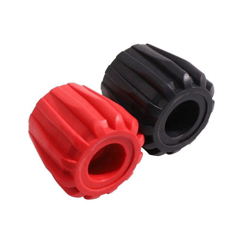 Red Black Scuba Diving Tank Valve On-Off Safety Valves Handle Wheel Grip Replacement Parts