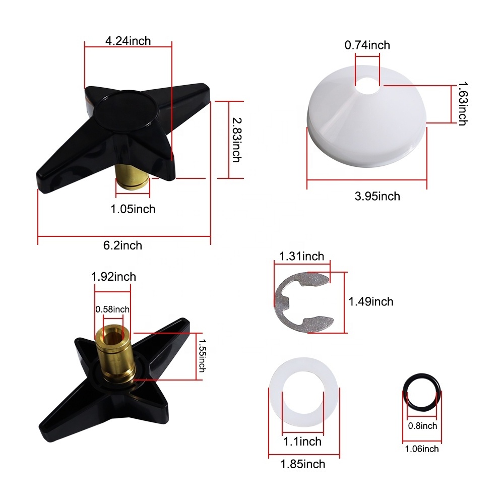 CX900G Locking Knob and CX900DA Pool Filter Knob Kit  with Compatible Hayward Star-Clear Plus Cartridge Filters