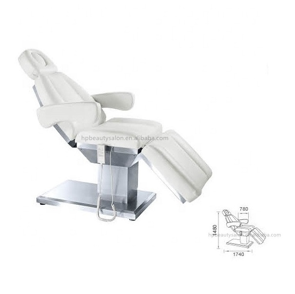 Luxury Design Reclining Salon Beauty Used Electric Facial Chairs Spa Cosmetic Couch Pedicure Chairs HP-2045