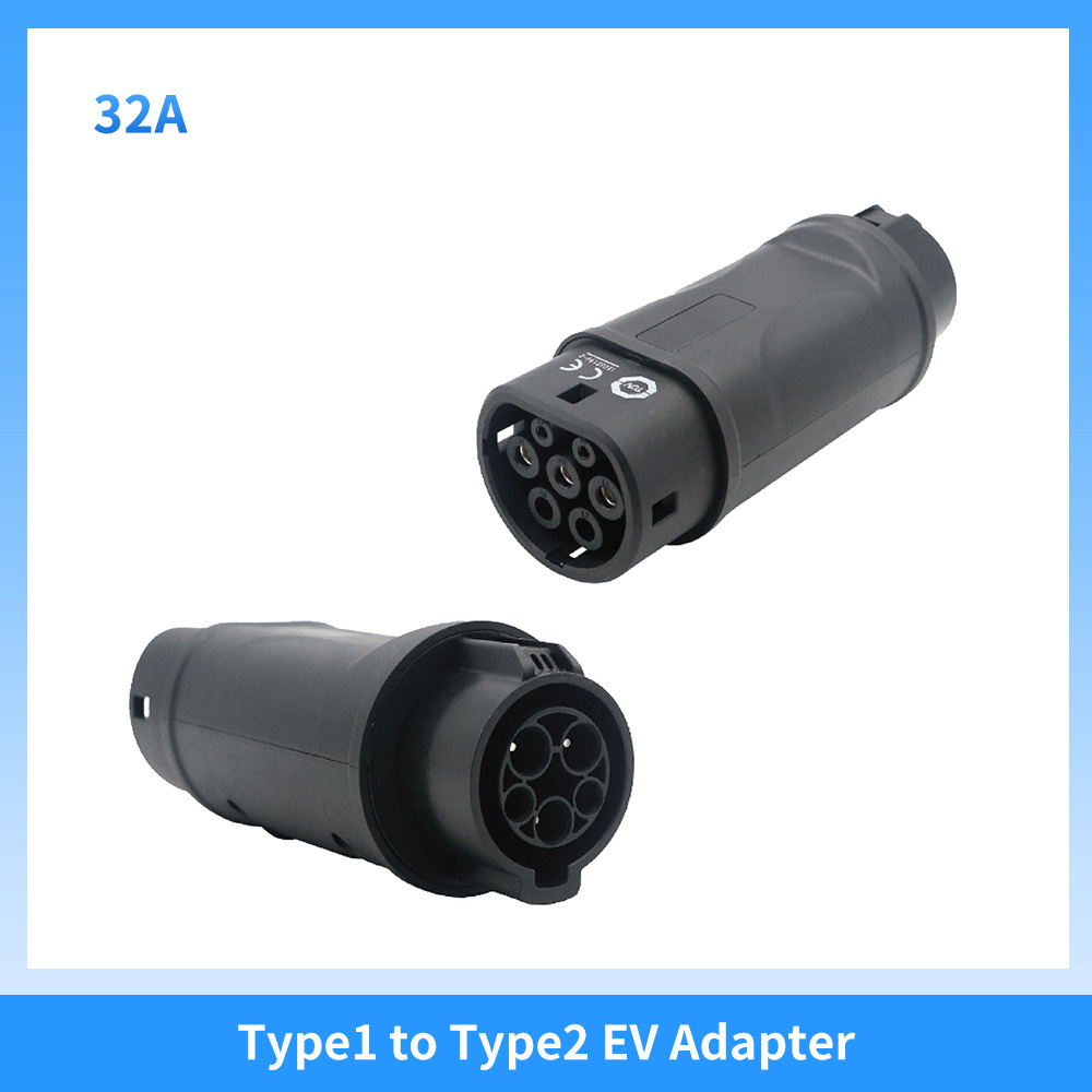 Type 1 to Type 2 SAE J1772 to IEC 62196 2 j1772 type 2 to gb/t dc adapter ev charger adapter electric car adapters for tesla