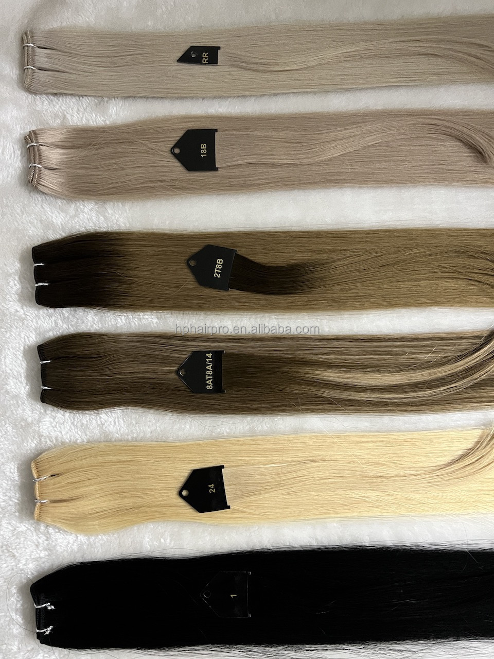 Hair Extensions Human Virgin Cuticle hair Double Drawn micro machine weft Genius Weft