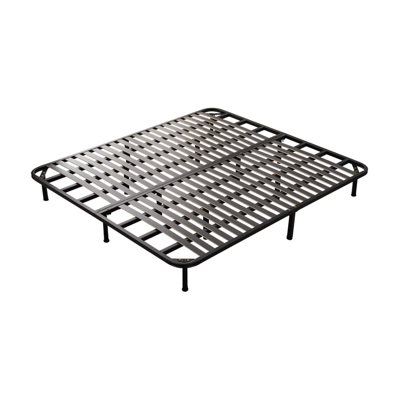 Strong metal bed frame queen size with slats