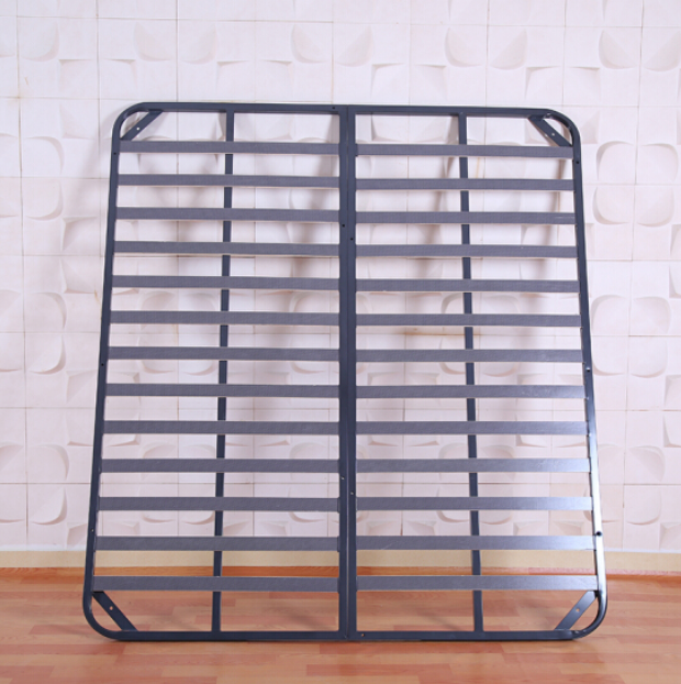 Strong metal bed frame queen size with slats