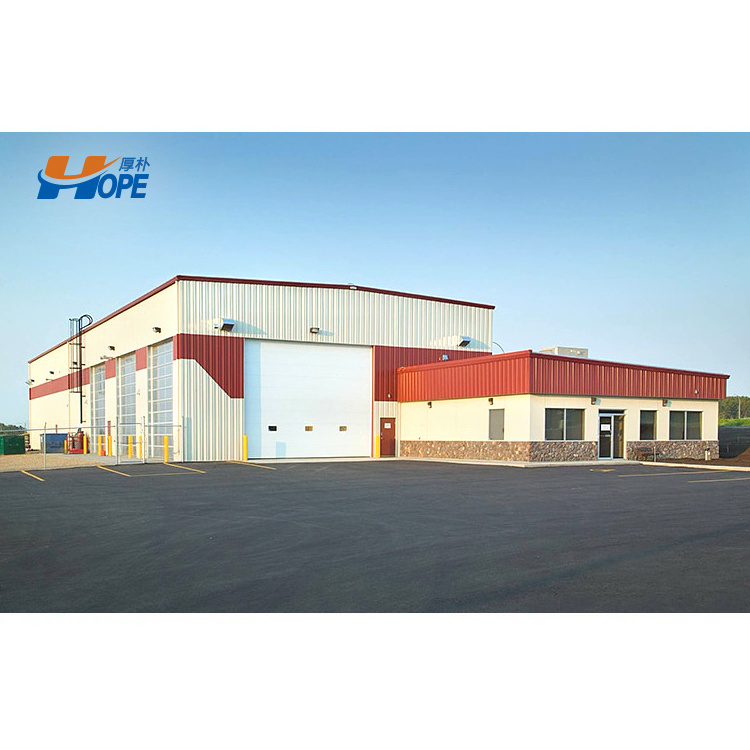 Steel structure warehouse/ workshop/ hall structure aircraft steel hangar prices