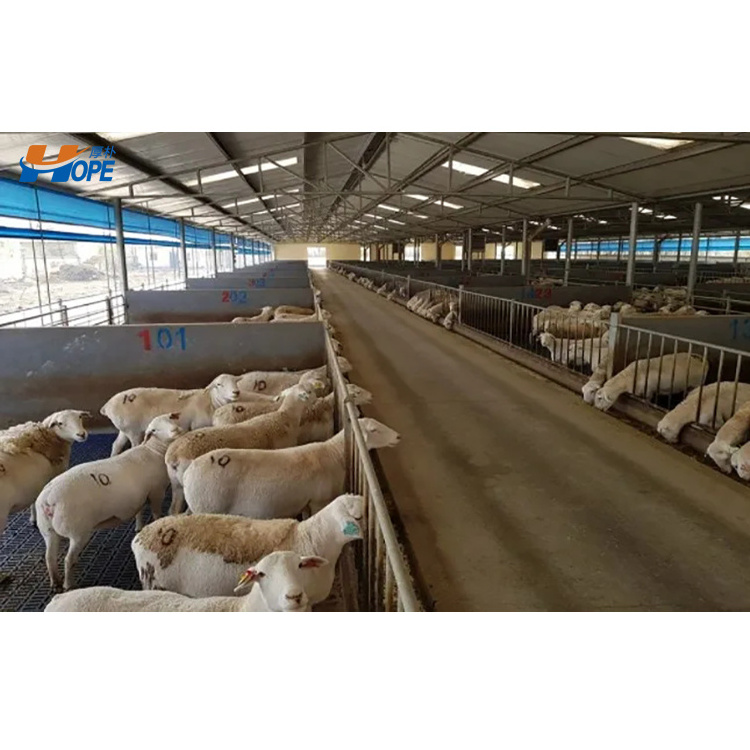 2023  hot sale Prefabricated Prefab Cattle Cow Goat Dairy farming Shed design for sales