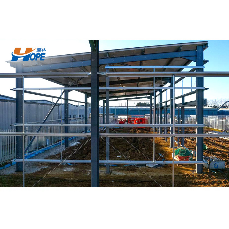 Large Space Steel Frame Building Prefabricated Steel Structure Workshop