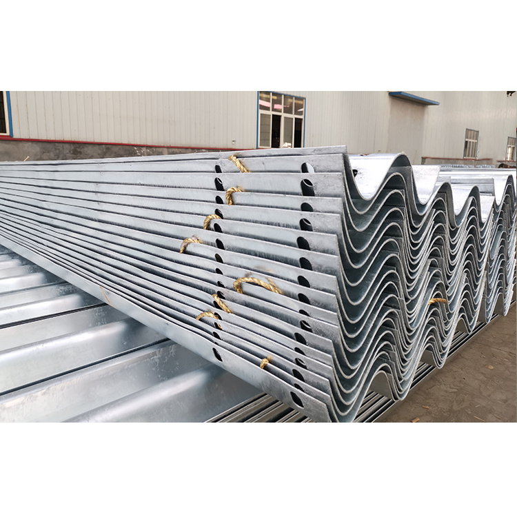 Road Construction Materials Guard Rail Roadside Guardrail Beam For Sale Crash Barrier In Cheap Price