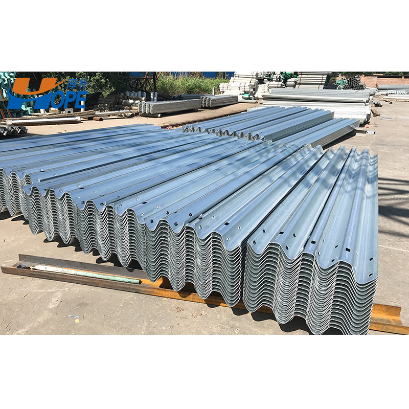 Steel Highway guard rail Or Sale W Beam Guardrail Protecting Road Safety