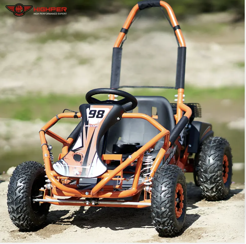 HIGHPER 98cc go kart for sale  mini kart for kids gasoline buggy made in China