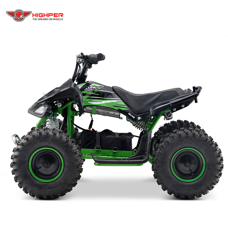 2020 1000W36V12Ah shaft drive kids brushless electric atvs for sale quad bikes four wheeler