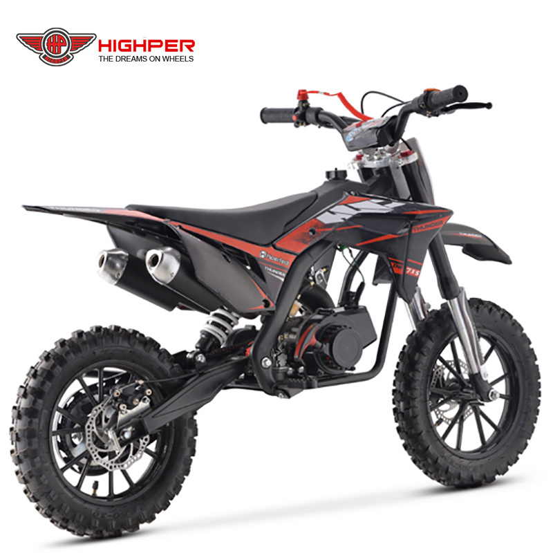 HIGHPER gas moto 50cc chopper motorcycle,mini kids motorcycle,2 stroke dirt bike