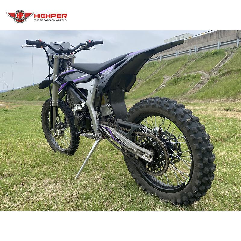 HIGHPER Electric Dirt Bike 12KW Off-road Racing Electric Sport Motorcycle For Adult Dirt Bike