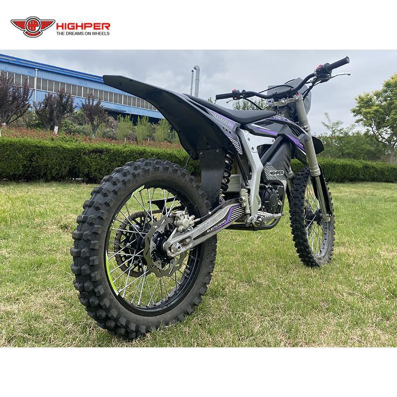 HIGHPER Electric Dirt Bike 12KW Off-road Racing Electric Sport Motorcycle For Adult Dirt Bike