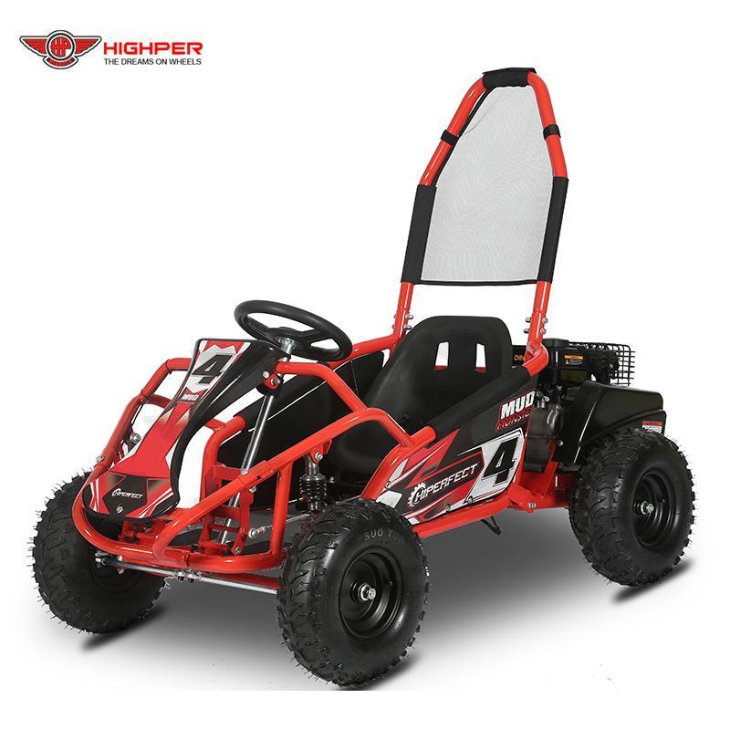 HIGHPER 98cc go kart for sale  mini kart for kids gasoline buggy made in China