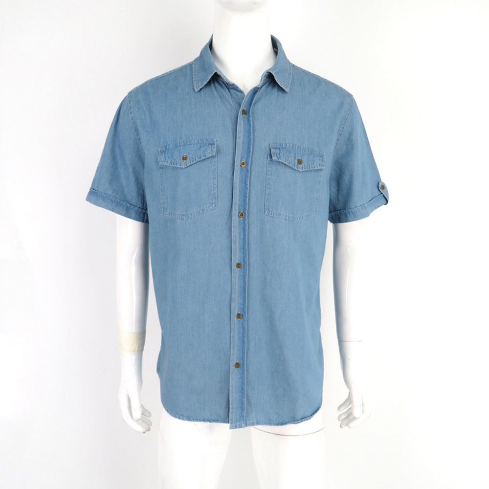 HPP STOCK Cancelled Lots Overruns Apparel Whole Cancled Garments Stocks denim Men's ss shirt