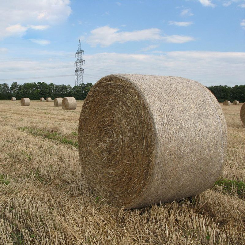 Hdpe anti uv agricultural white packing hay wrap bale net