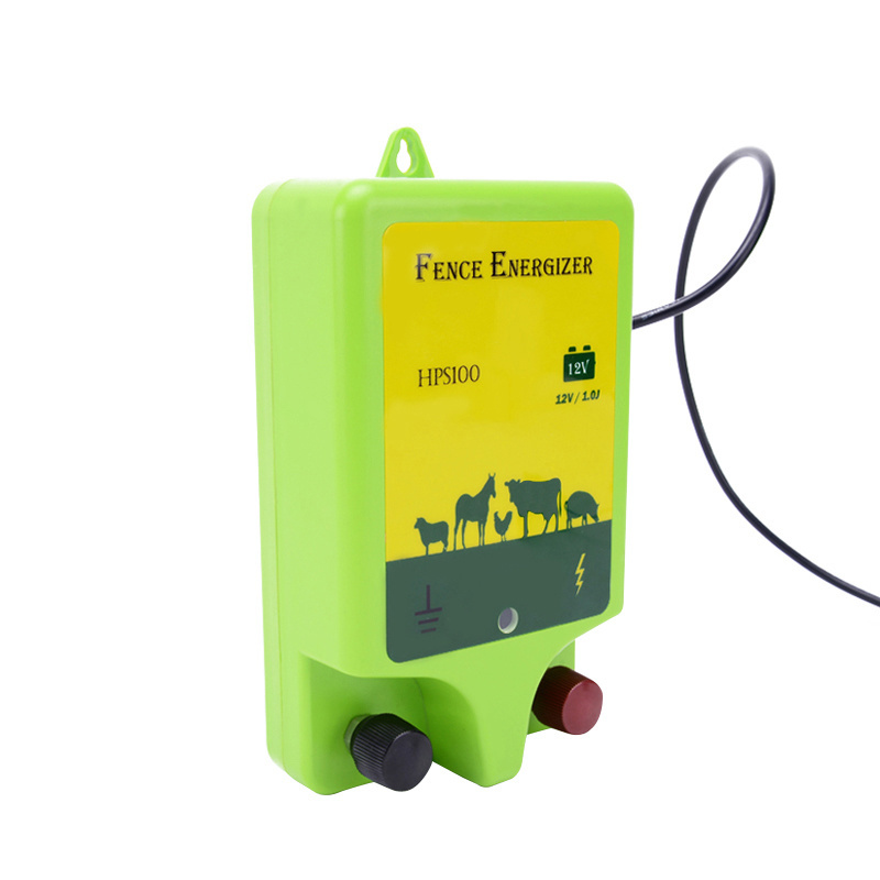 High Voltage Pulse Controller 20 km Electric Fence host 12v powered 2j waterproof electric animal fence energizer