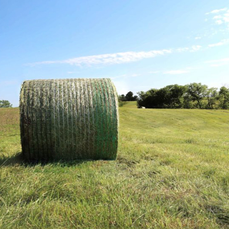 Hdpe anti uv agricultural white packing hay wrap bale net