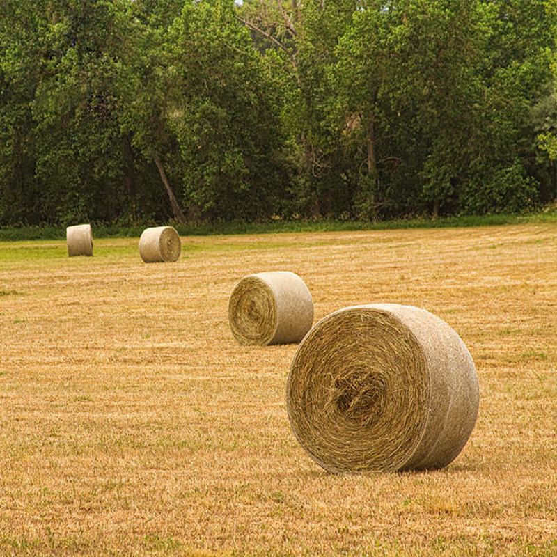 Hdpe anti uv agricultural white packing hay wrap bale net