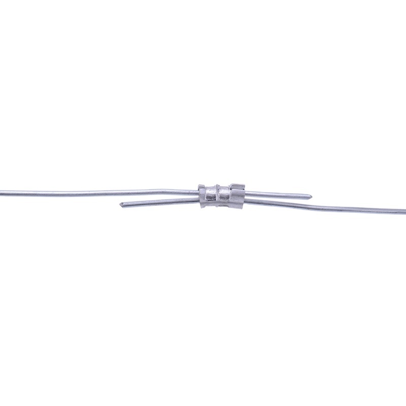 Low cost electric fence gritted crimping sleeve aluminum splicing wire connectors for fence wires