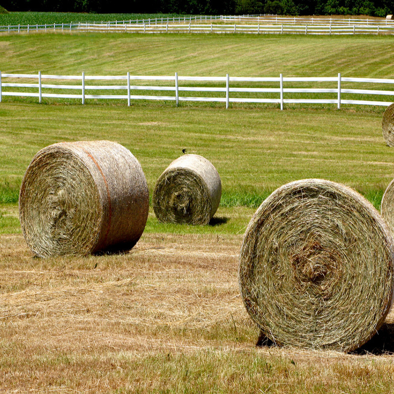 Hdpe anti uv agricultural white packing hay wrap bale net