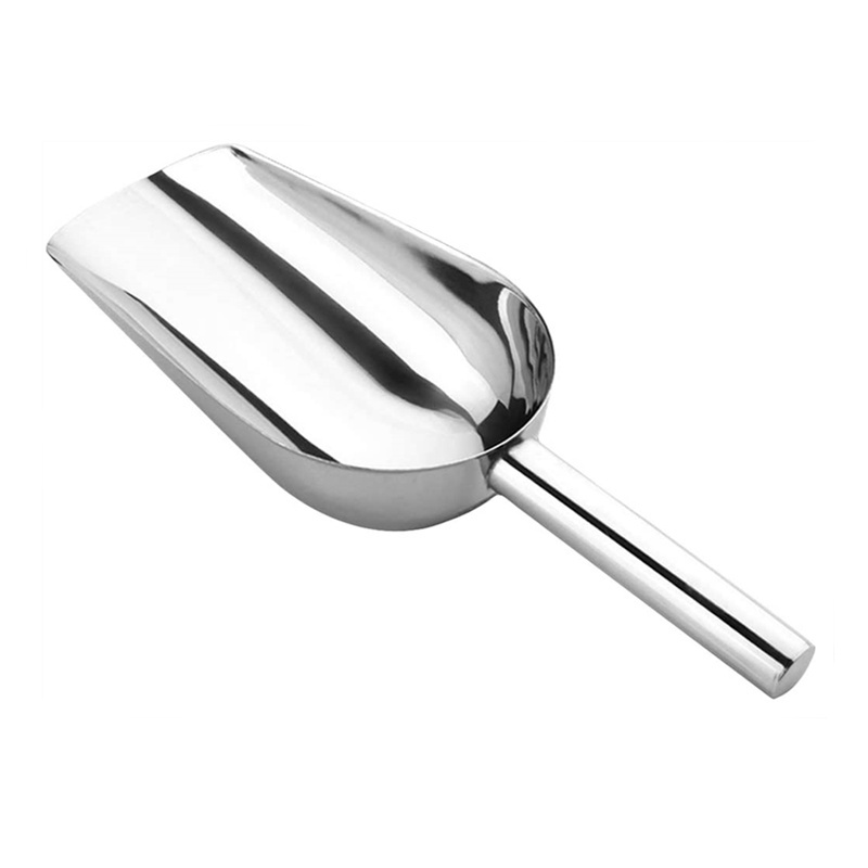 Stainless Steel Bar Ice Flour Utility Scoop Shovel Coffee Bean Loose Tea Ice Scooper Candy Popcorn Sugar Scoops Home Food Shovel