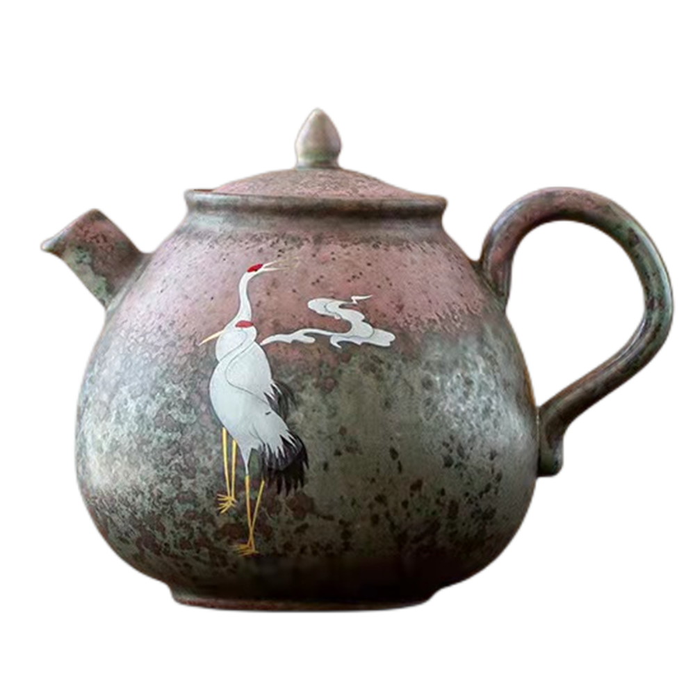 Stoneware Teapot Collection Porcelain Tea Pots for Blooming Loose Leaf Tea Party Serving Ceramic Tea Pot with Strainer Holes