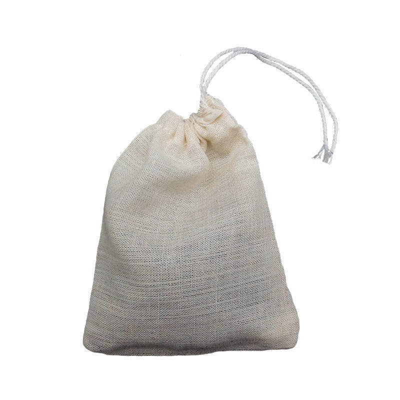 Organic Cotton Cold Brew Coffee Bag Reusable Coffee Filter with Drawstring Coffee Tea Cold Brew Maker Muslin Cotton Bag