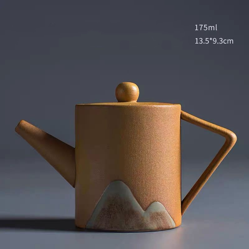 175ml Ceramic Smart Chinese Tea Pots Glaze PaintingClay Ceramic Tea Pot Wholesale 220ml Mini Porcelain Teapot