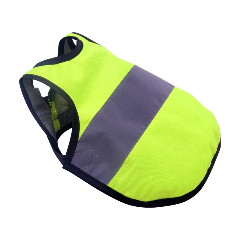 Yellow high-vis  chicken safety vest with reflective