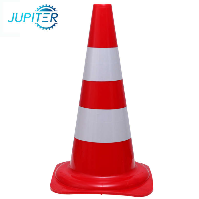 Flexible orange road safety PVC foldable 300mm signal cone