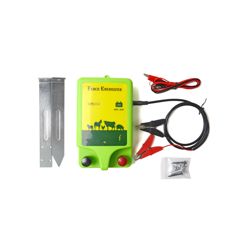 Security high voltage 12V domestic pasture animal elephant 110v electric fence 0.5J energizer for farm animals