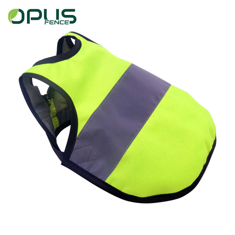 Yellow high-vis  chicken safety vest with reflective