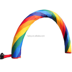 Customized inflatable Advertising rainbow arch rainbow balloon arch for events