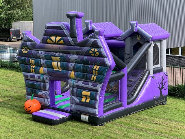 Halloween Haunted Bounce House Commercial Inflatable Haunted Bouncy Castle