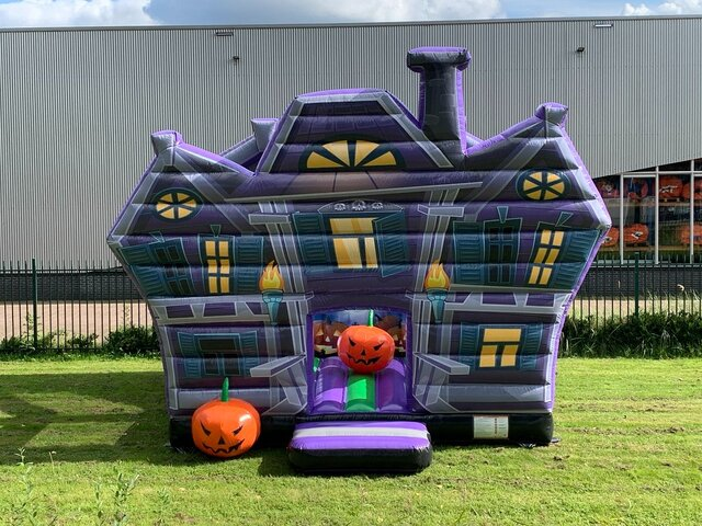 Halloween Haunted Bounce House Commercial Inflatable Haunted Bouncy Castle