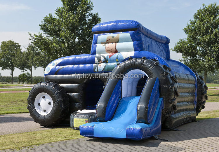 Commercial Inflatable truck bounce house tractor bouncer inflatable bouncy house jumping castle for sale