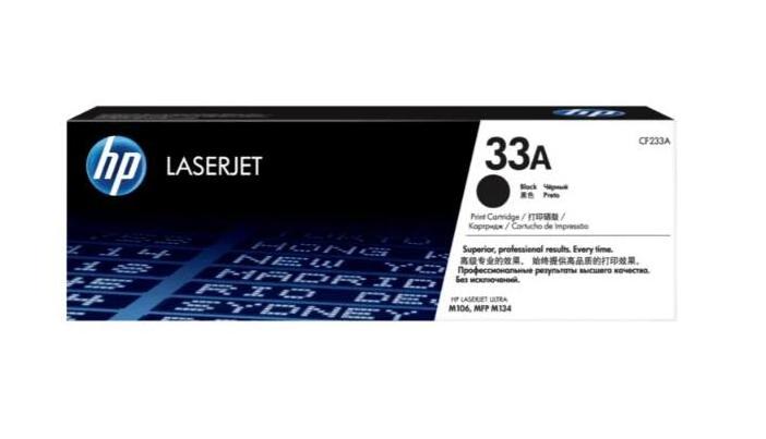 HP 33A Black Original LaserJet Toner Cartridge (CF233A)