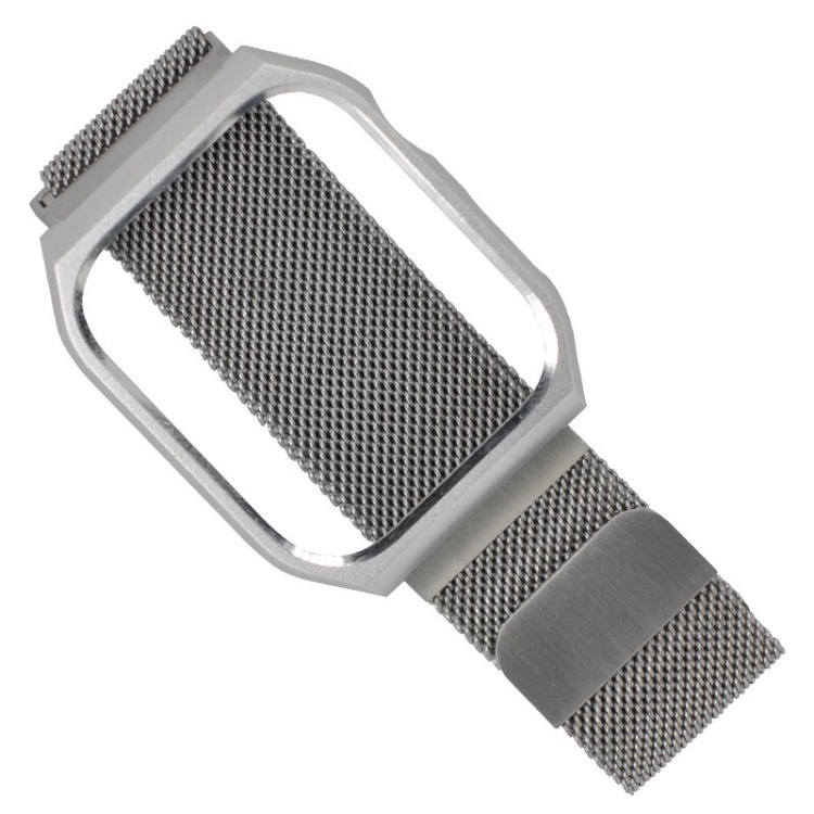 For Apple Watch iwatch 1234 Mesh magnetic Loop Band Strap with Bumper Case