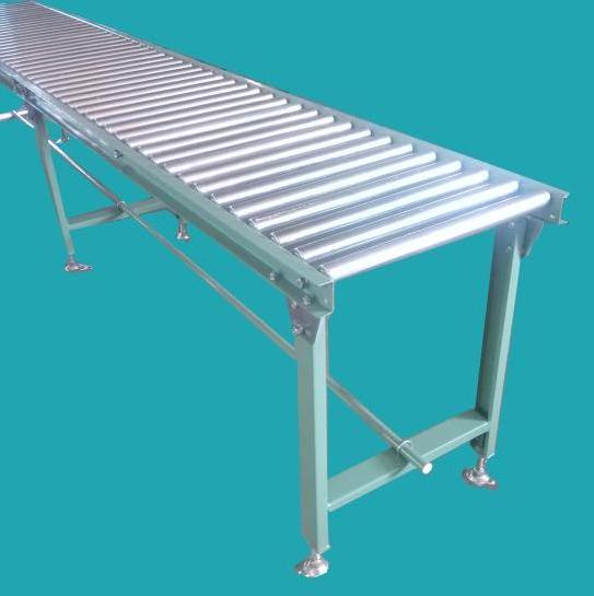 Container loading steel free roller conveyor