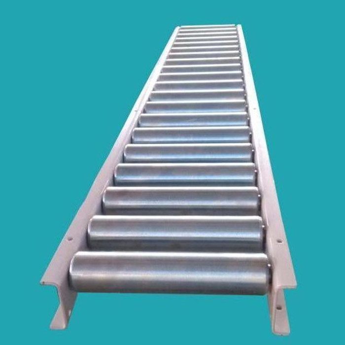 Container loading steel free roller conveyor