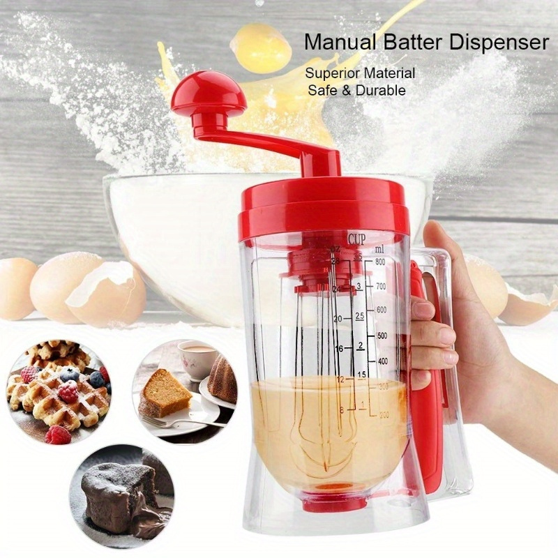 Hand Operated Plastic CupCake Muffin Dispenser Batter Separator Cake Manual Pancake Machine Kitchen Baking Tool