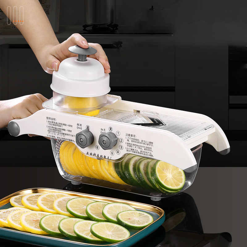 Latest Hand Held Food Chopper Wholesale Wireless Portable Fruit Multifunctional Vegetable Grapefruit Manual Lemon Slicer