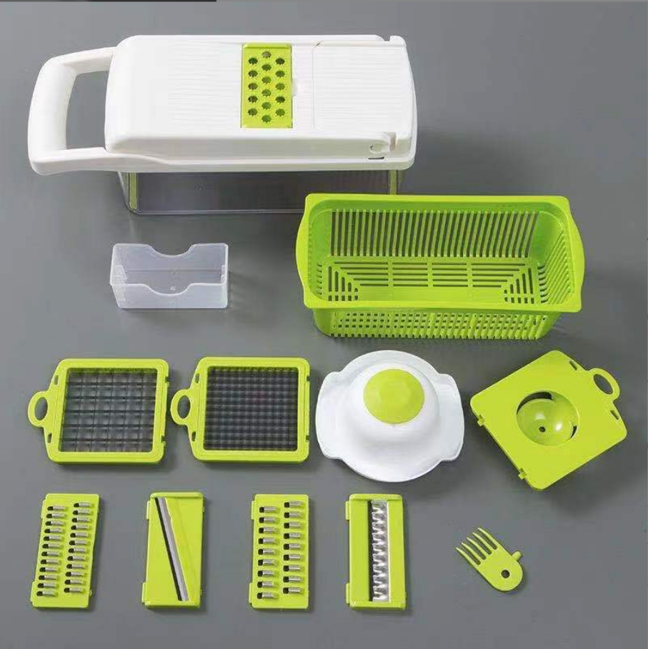 Kitchen Gadgets Cocina Onion Cutter 22 in 1 Processor Pickle Slicer Fullstar Spiralizer Mini Manual Push Food Vegetable Chopper