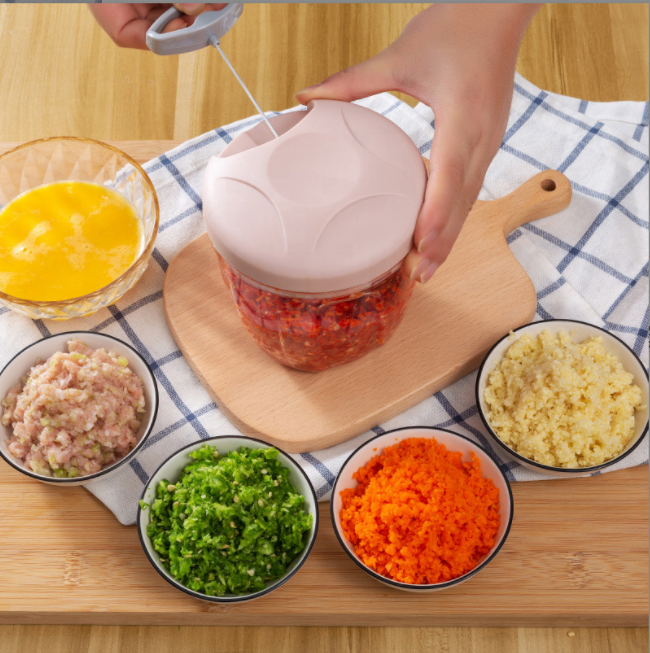 Garlic Mini Garlic Masher Chopper onion crusher slicer Vegetables Minced Pepper Minced Meat Garlic Grinder vegetables cutter