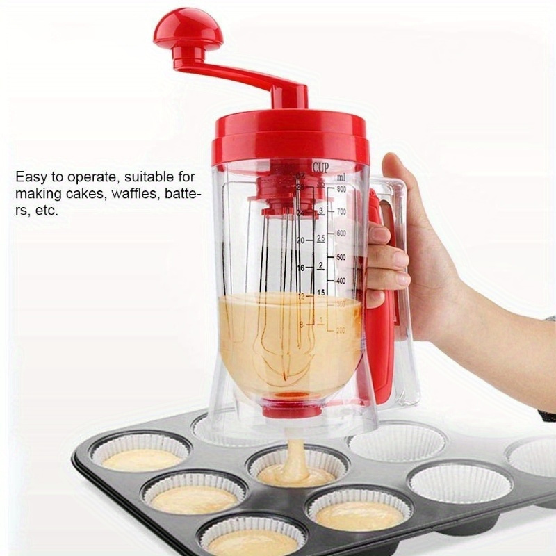 Hand Operated Plastic CupCake Muffin Dispenser Batter Separator Cake Manual Pancake Machine Kitchen Baking Tool